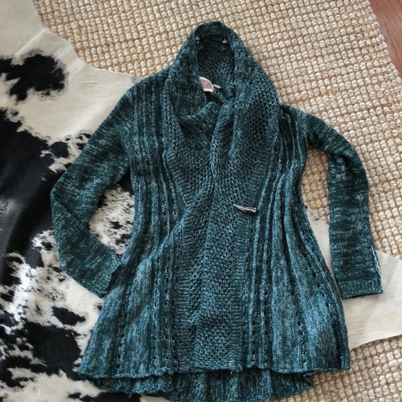 Anthropologie green knit sweater - Picture 2 of 3